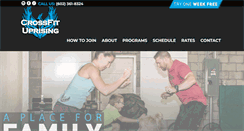 Desktop Screenshot of crossfituprising.com