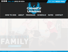 Tablet Screenshot of crossfituprising.com